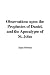 Book Observations upon the Prophecies of Daniel, and the Apocalypse of St. John