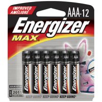 Energizer(R) Max(R) AAA Alkaline Batteries, Pack Of 12