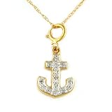 14K Anchor Charm