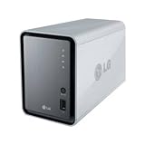 LG N2A2DD2 - NAS - 2 TB - HD 1 TB x 2 - RAID 0, 1, JBOD - Gigabit Ethernet