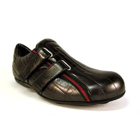 Gucci Black Leather Men's Shoes
