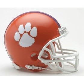 <b>Clemson Tigers Replica Mini Helmet w/ Z2B Mask</b>