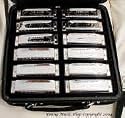 Johnson Blues King Harmonicas Set