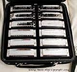 Musical Instruments : Johnson Blues King Harmonicas Set