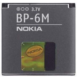 Ersatzakku BP-6M Li-Polymer 1100 mAh (original) Nokia 6280, Nokia 6288, Nokia 6233, Nokia 6234, Nokia N93, Nokia N73, Nokia N73 Music Edition