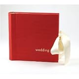 Review elato  / Red Linen Wedding Album with Satin Ribbon