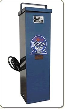 Keen K-15R Portable Holding Welding Oven (120V/240V) - Maintains up to 15 lbs of 18 electrodes at optimum temperature. (Features a Receptacle load of 120v - 12 amps to expand electrical outlets.)