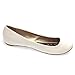 Qupid THESIS-92 Classic Round Toe Patent Slip On Basic Comfortable Flat Shoe