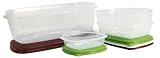 31TGUPZ1BFL. SL160  Rubbermaid 4025 Durable 10 Piece Food Storage Set