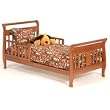 Stork Craft Soom Soom Toddler Bed in Cognac