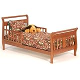 Stork Craft Soom Soom Toddler Bed In Cognac