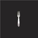 Hand Carved Mother of Pearl Caviar Serving Fork - 5 inches
