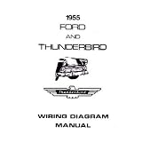 1955 FORD Full Line Wiring Diagrams Schematics by Ford