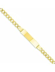 Genuine 14K Yellow Gold Curb Link 5.9Mm Id Bracelet 7 Inches 100% Satisfaction Guaranteed.