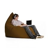 Pillow Sac Foam Lounger Color: Premium Chocolate
