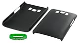 Black Rubberized Hard Case for HTC HD2, T-Mobile