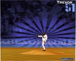 Signed Hoffman, Trevor (San Diego Padres) 8x10 Photo
