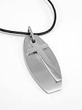 162. Urban Stainless Steel Cross Drop Pendant