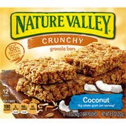 Nature Valley Crunchy Coconut Granola Bars, 1.5 Oz, 6 Count (Pack of 3)