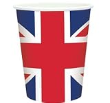Union Jack Party Cups, Pack of 20