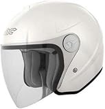 KBC OFS PEARL WHITE MOTORCYCLE Open-Face-Helmet