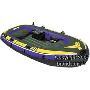 New 2009 Model Intex Seahawk 4 Boat Set - 4 Person 880 lbs Capacity by Intex
