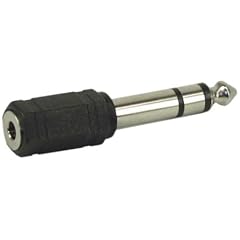 6,3mm Stereo Stecker auf 3,5 mm Klinke Buchse Adapter Stereo Klinken 6,3 3,5mm