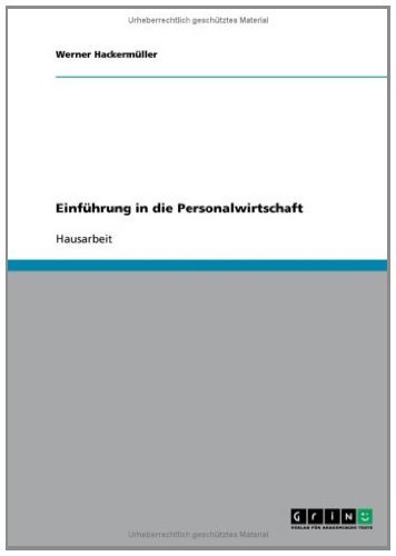 Einführung in die Personalwirtschaft (German Edition)