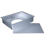 Fat Daddio's Anodized Aluminum Sheet Cheesecake Pan with Removable Bottom, 9 Inch x 13 Inch x 2 Inch
