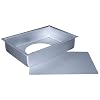 Fat Daddio's Anodized Aluminum Sheet Cheesecake Pan with Removable Bottom, 9 Inch x 13 Inch x 2 Inch