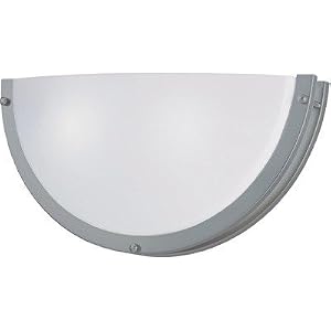 Wall Sconce Lamp - Contemporary Polished Steel Finish