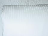 Back to Nature 300TC Bamboo Cotton Pinstripe White Duvet cover, King,104x95