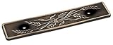 Amerock Traditional Classics 3 Backplate Wheat Design Antique English