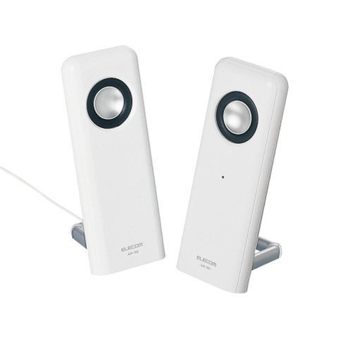ELECOM Universal MP3 Speakers White