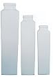 Simple contemporary square vase collection - white ceramic set of 3 Simple contemporary square vase collection - white ceramic set of 3