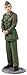 W. Britain 13003 - US Marine in Green Winter Service Dress, WWII