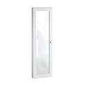 Wall Mount Jewelry Mirror - Frosty White