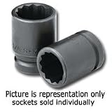 SKT-35470  3/4 Drive 12 Point Standard Fractional Thin Wall Impact Sockets 2-3/16