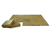 Grade A Teak Deck Tiles Standard 50 x 50cm