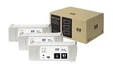 HP 81 3-Ink Multipack Black Dye Based Cartridge (C5066A)