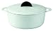 Daniel Boulud Kitchen Infiniti Cast Iron Cookware 6-1/2-Quart Round Roaster, White