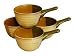 Sango Gold Dust Green Onion Soup Bowls, Set of 4