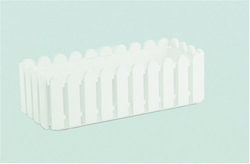 Emsa 956501200 Landhaus Blumenkasten 47 cm wei&szlig;
