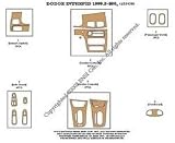 Dodge Intrepid Dash Trim Kit 98-04 - 23 pieces - Chrome (5-221)