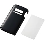 ELECOM au MEDIAS BR IS11N用シェルカバー(液晶保護フィルム付き) ブラック PA-N11PVBK ELECOM au MEDIAS BR IS11N用シェルカバー(液晶保護フィルム付き) ブラック PA-N11PVBK