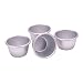 Kitchen Craft Anodised Mini Pudding Moulds 7.5cm- set of four