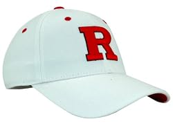Rutgers Scarlet Knights White Fit Stretch Cap from Top of the World
