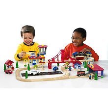 Cheap Transportation Train Set with Train, Plane, Helicopter, Truck and Car