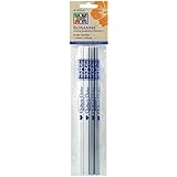 Water Soluble Chalk Marking Pencils 4/Pkg. White & Silver