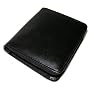 Deluxe Black leatherGarmin Nuvi sat nav gps Carry Case for 200 205 205t 250 250t 255 255t 260 265t 275 275t 300 300t 310 310t 360 370 Series - non-widescreen